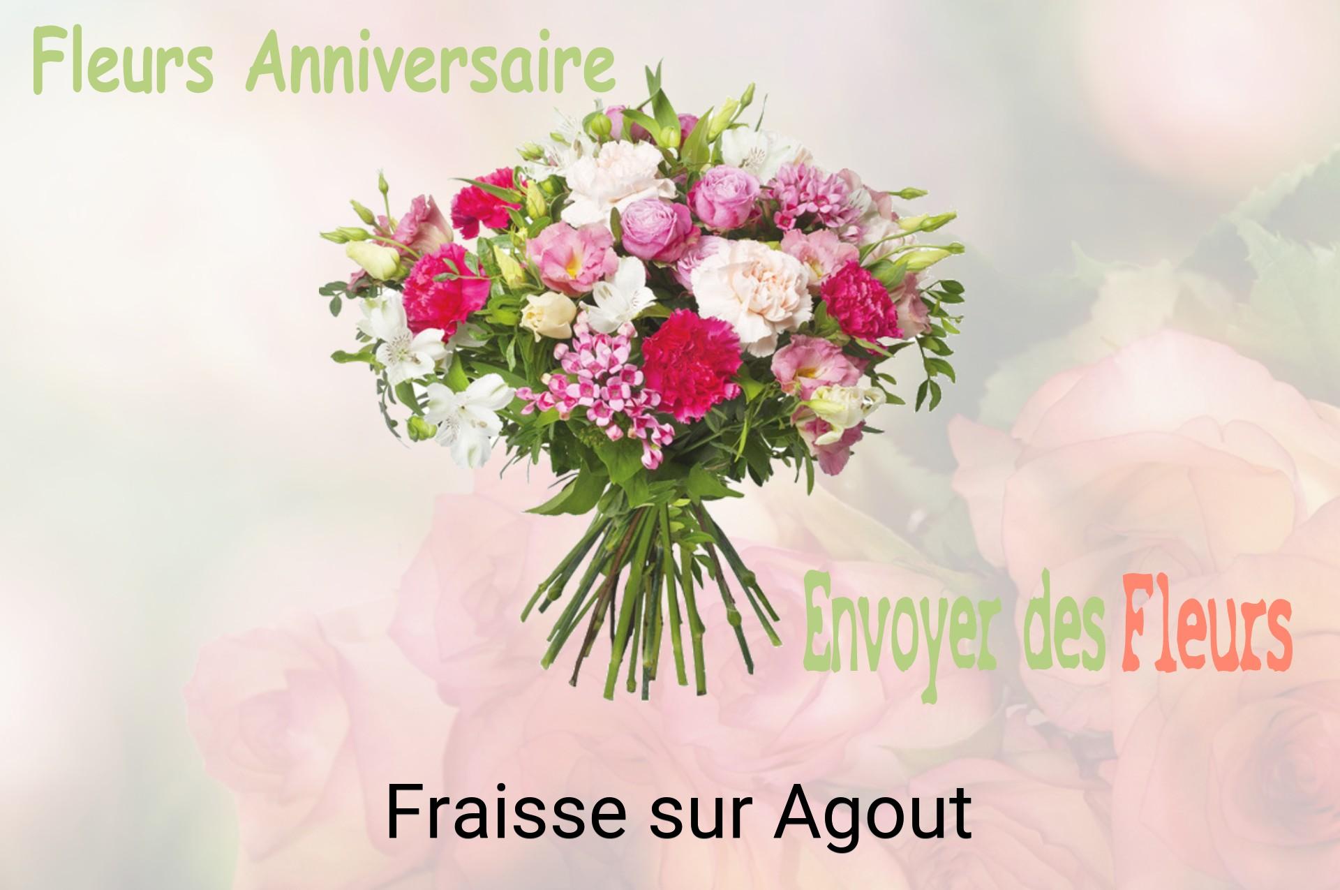 Bouquet de fleurs d’anniversaire livré à Fraisse-sur-Agout